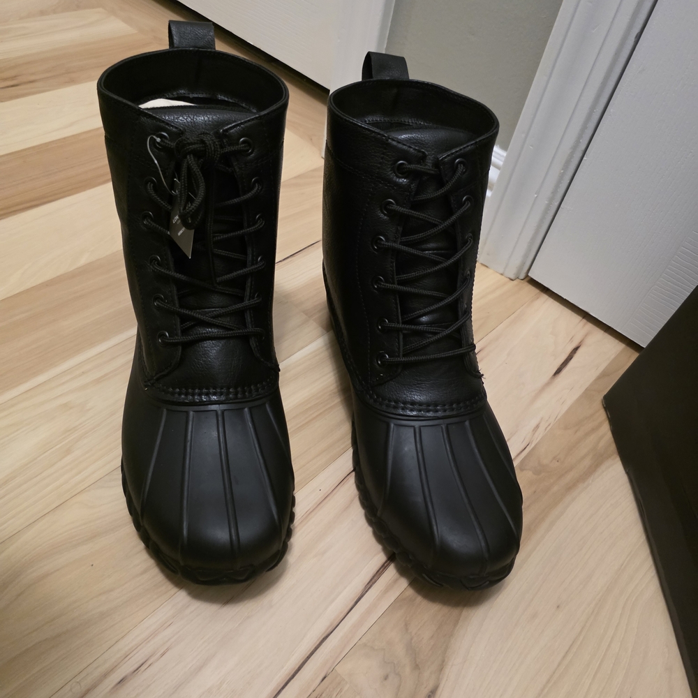 London Fog Black Waterproof Boots - Picture 3 of 9
